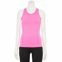 Women's Tek Gear® Seamless Racerback Tank -Tek Gear store 5256946 Pink Boom