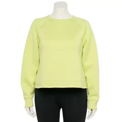 Plus Size Tek Gear® Run Popover Top -Tek Gear store 5481926 Green Romantica