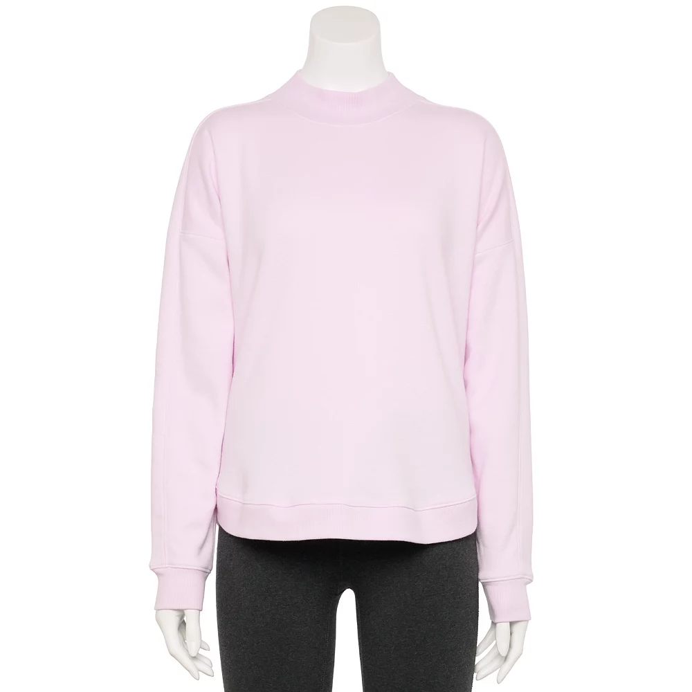 Women's Tek Gear® Ultrasoft Fleece Mockneck Sweatshirt 1 Women's Tek Gear® Ultrasoft Fleece Mockneck Sweatshirt