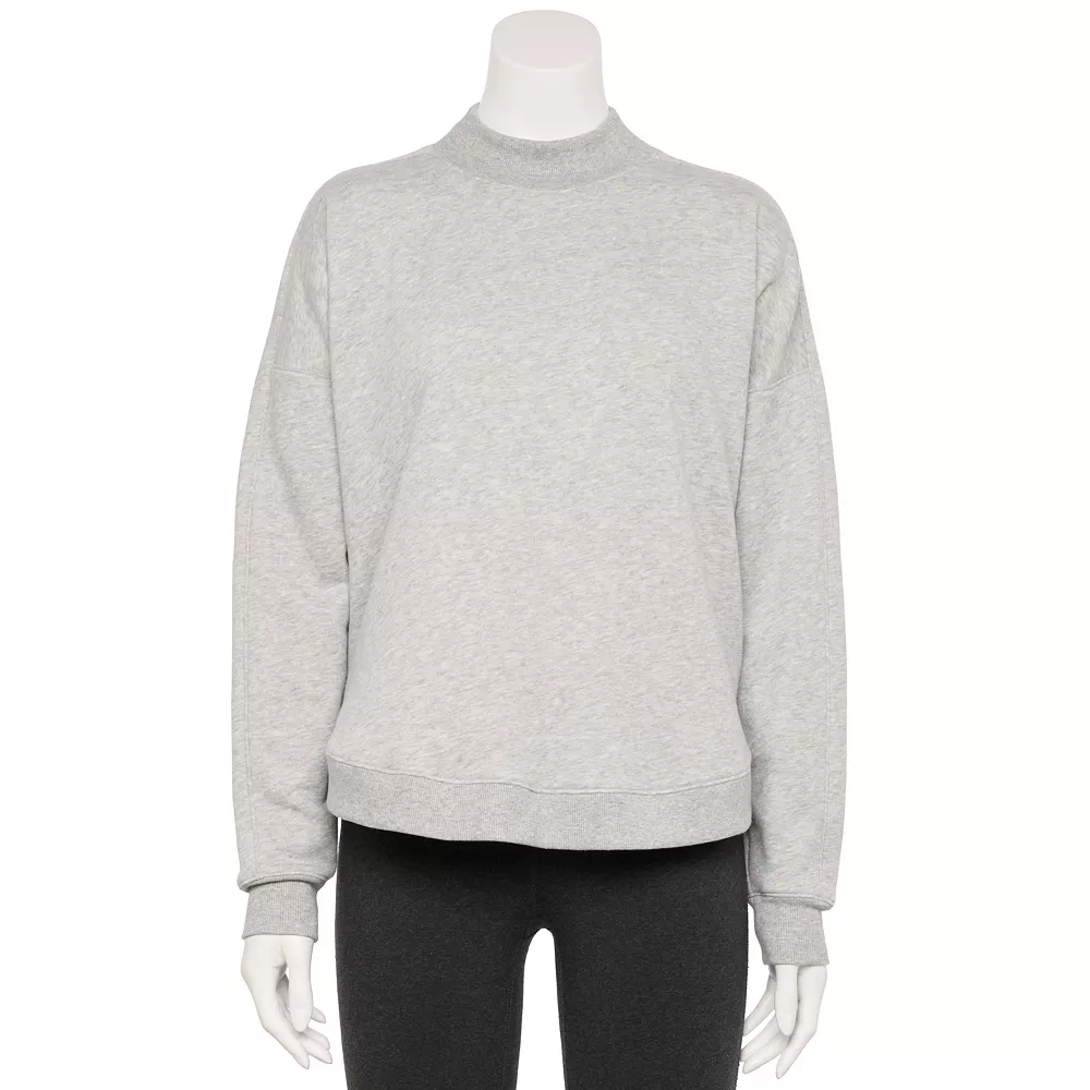 Women's Tek Gear® Ultrasoft Fleece Mockneck Sweatshirt 5 Women's Tek Gear® Ultrasoft Fleece Mockneck Sweatshirt - Image 5