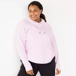 Plus Size Tek Gear® Ultrasoft Fleece Hoodie -Tek Gear store 5527170 Adoring Lilac