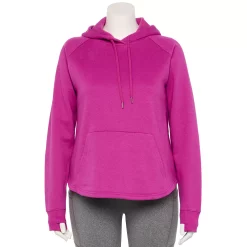 Plus Size Tek Gear® Ultrasoft Fleece Hoodie -Tek Gear store 5527170 Fantasy Berry