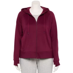 Plus Size Tek Gear® Ultrasoft Fleece Jacket 19 Plus Size Tek Gear® Ultrasoft Fleece Jacket -Tek Gear store 5540291 Night Sangria