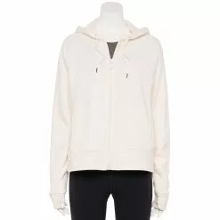 Women's Tek Gear® Ultrasoft Fleece Jacket -Tek Gear store 5543170 Natural Scallop