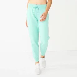 Petite Tek Gear® Ultrasoft Fleece Joggers -Tek Gear store 5543172 Shy Green