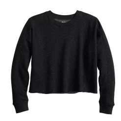 Women's Tek Gear® Ultrasoft Fleece Easy Crop Sweatshirt -Tek Gear store 5543908 ALT2