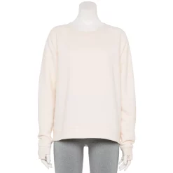 Women's Tek Gear® Ultrasoft Fleece Easy Sweatshirt 10 Women's Tek Gear® Ultrasoft Fleece Easy Sweatshirt -Tek Gear store 5543911 Natural Scallop