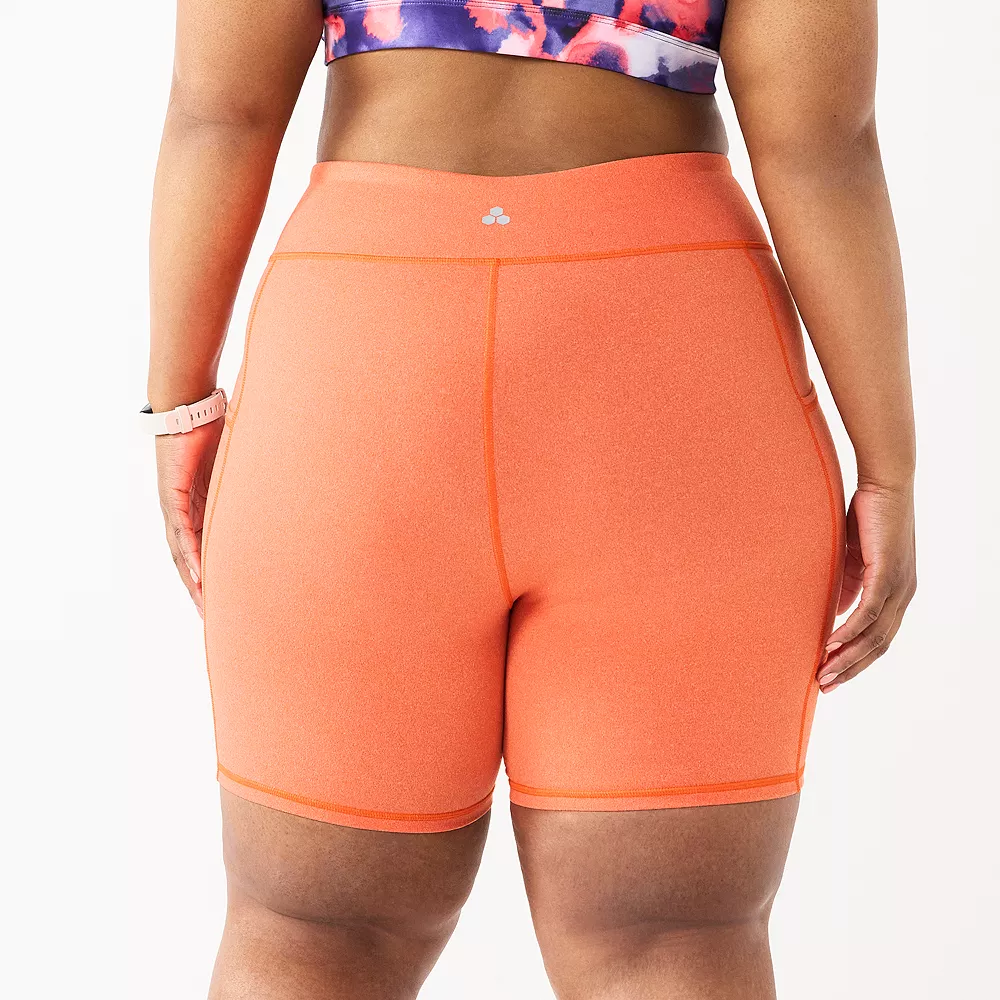 Plus Size Tek Gear® 7-in. Brushed High-Waisted Bike Shorts 4 Plus Size Tek Gear® 7-in. Brushed High-Waisted Bike Shorts - Image 4