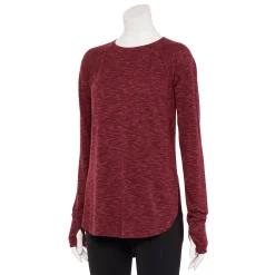 Women's Tek Gear® Long Sleeve Tunic 19 Women's Tek Gear® Long Sleeve Tunic -Tek Gear store 5560866 Chilled Wine