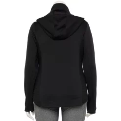 Plus Size Tek Gear® Hooded Mixed-Media Jacket -Tek Gear store 5567937 ALT