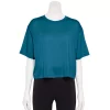 Women's Tek Gear® Crop Easy Tee 15 Women's Tek Gear® Crop Easy Tee -Tek Gear store 5575182 Blue Crayon