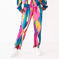 Women's Tek Gear® Zipper-Hem Woven Track Pants