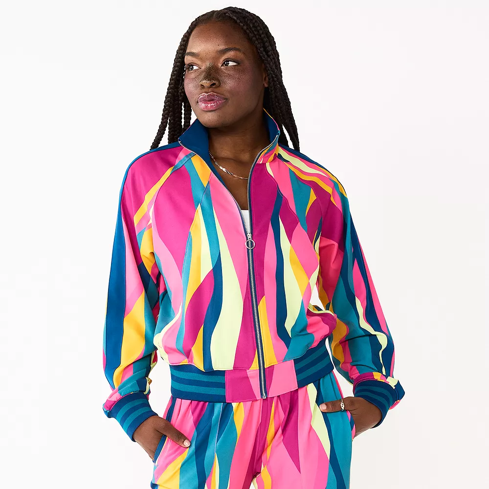 Women's Tek Gear® Woven Track Jacket 2 Women's Tek Gear® Woven Track Jacket - Image 2