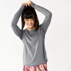 Women's Tek Gear® Performance Long Sleeve Tee -Tek Gear store 5653105 Gray