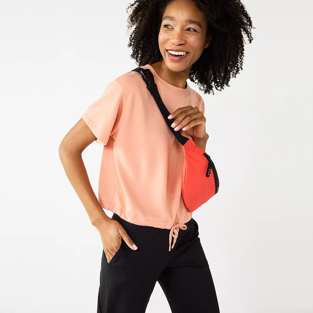 Women's Tek Gear® Stretch Fleece Cinched-Waist Top 2 Women's Tek Gear® Stretch Fleece Cinched-Waist Top - Image 2