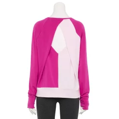 Women's Tek Gear® Keyhole Back Long-Sleeve Tee -Tek Gear store 5662107 ALT5