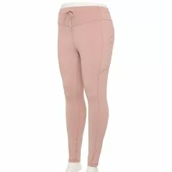 Plus Size Tek Gear® Ultrastretch Drawstring-Waist Leggings -Tek Gear store 5662889 Martini Rose