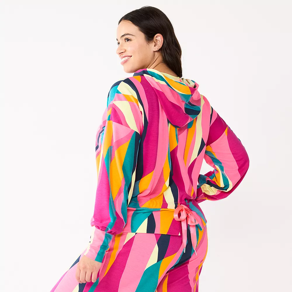 Women's Tek Gear® French-Terry Cropped Hoodie 6 Women's Tek Gear® French-Terry Cropped Hoodie - Image 6