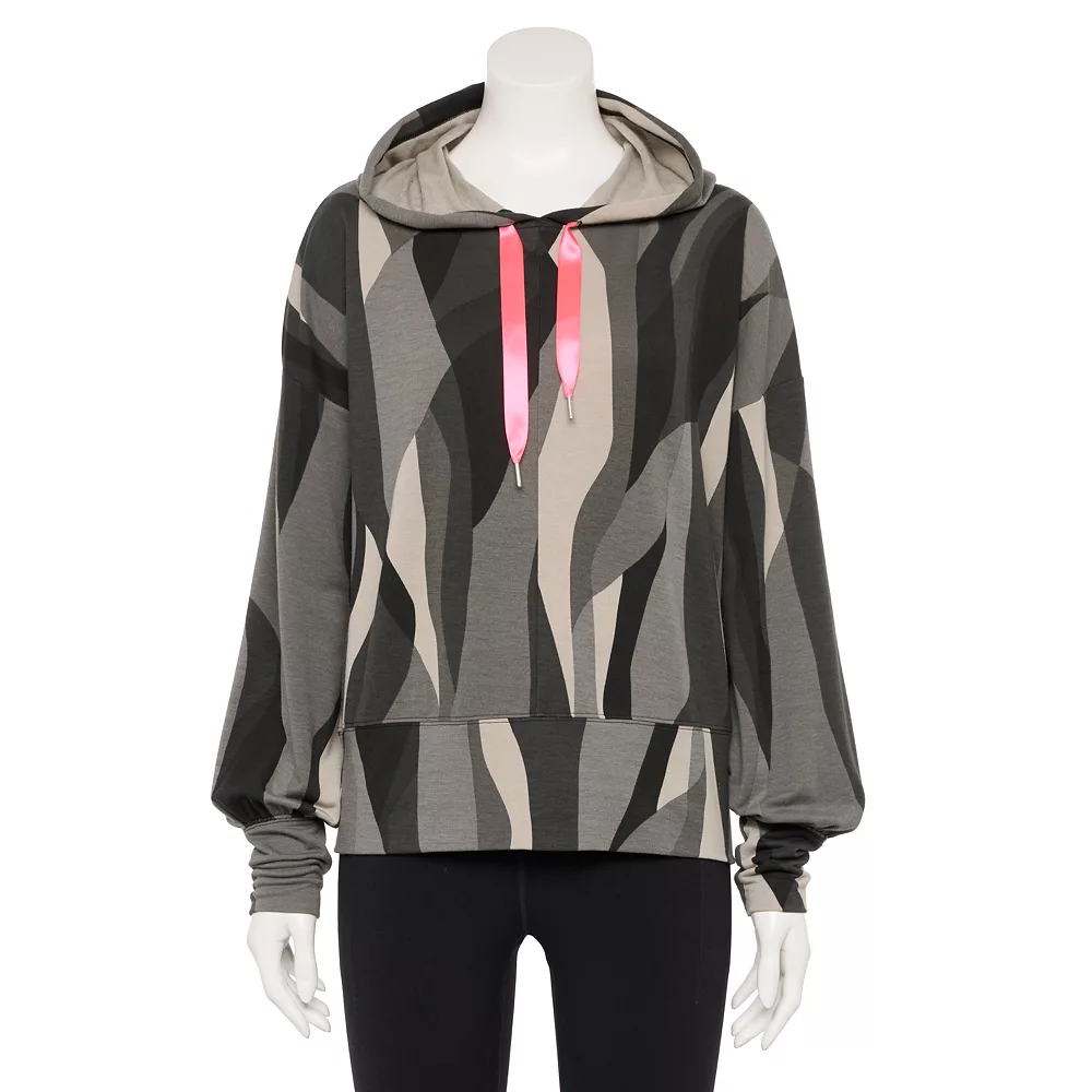 Women's Tek Gear® French-Terry Cropped Hoodie 1 Women's Tek Gear® French-Terry Cropped Hoodie