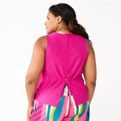 Plus Size Tek Gear® Cinched-Back Tank 10 Plus Size Tek Gear® Cinched-Back Tank -Tek Gear store 5667286 ALT
