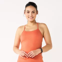 Women's Tek Gear® Brushed Strappy Tank -Tek Gear store 5983577 Endless Lava