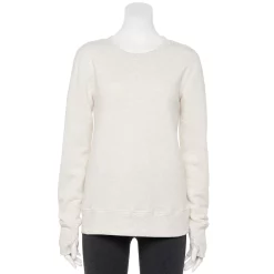 Petite Tek Gear® Ultrasoft Fleece Crewneck Sweatshirt